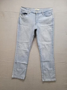 Levis Men Jeans 14M Light Blue Cotton B Flat Front Straight Leg Midrise Denim - Picture 1 of 24