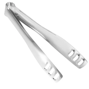 Stainless Steel Kitchen Tong Food Clip for Bread Steak Barbecue Grilling - Picture 1 of 12