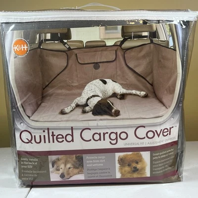 K&H Pet Products Quilted Cargo Cover 52-54" Gray Universal Fit Dogs Pets SUV New - Image 1 of 4