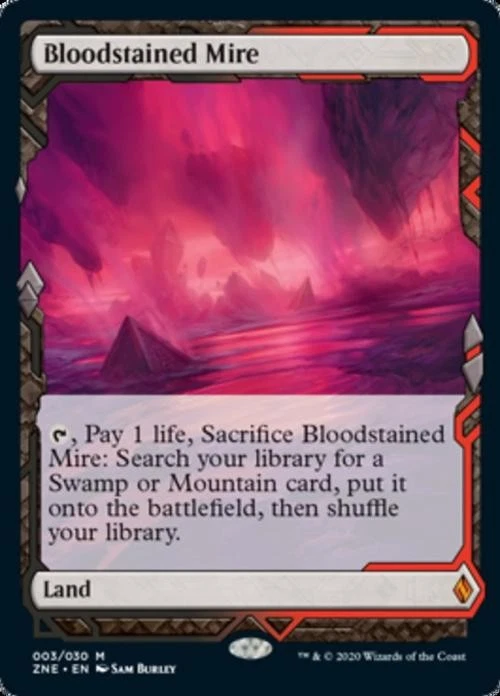 MTG English Bloodstained Mire NM Normal Zendikar Rising Expeditions - Image 1 of 1