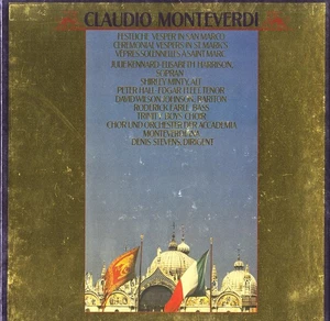 2LP MONTEVERDI Ceremonial Vespers in San Marco KENNARD HARRISON MINTY STEVENS - Picture 1 of 3