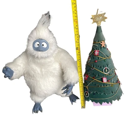 Humble Bumble Reform Lighted Musical Christmas Tree & Snowman Vtg 2000s READ - Image 1 of 4