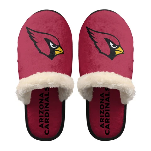 Arizona Cardinals House Fuzzy Slippers Indoor/Outdoor Winter Soft Home Slippers Cover
