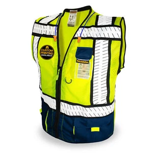 KwikSafety SHERIFF | ANSI Class 2 Fishbone Safety Vest - Picture 1 of 31