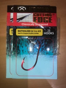FISHING HOOKS KOKODA BAITHOLDER RED - Picture 1 of 2