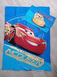 Cars Baby Bettwäsche - Lightning McQueen, 100x135cm, Wendemotiv, blau - Bild 1 von 5