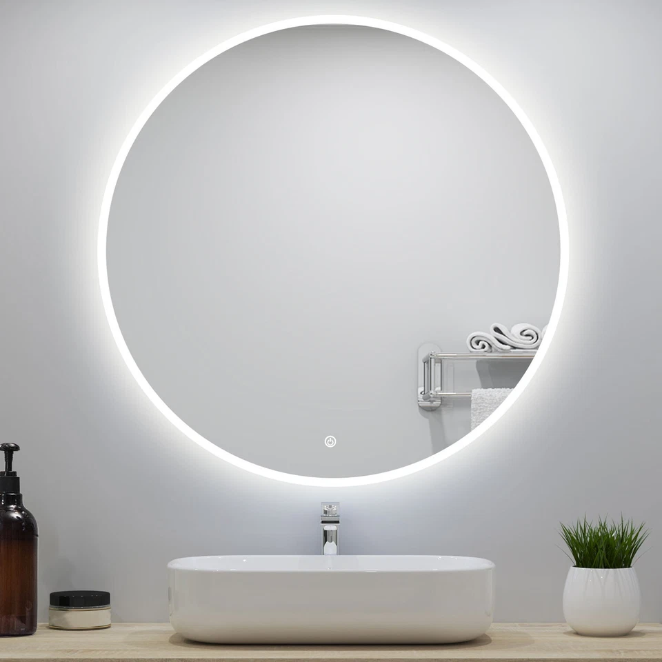 Specchio da bagno LED intelligente con disappannamento - Immagine 1 di 4