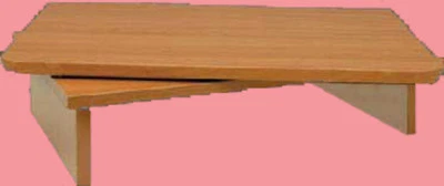 Supporto girevole a 360° per TV H 16 cm x L 66 cm x P 35 cm Mabelonline - Immagine 1 di 2