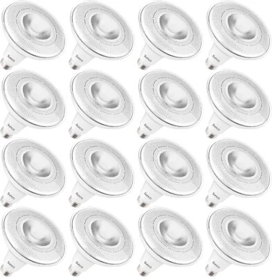 Sunco 16 Pack Outdoor LED Flood Home Patio Driveway Light, Waterproof PAR38 L... - Image 1 of 4