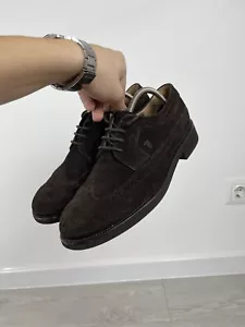 Tod's braune Wildleder Halbschuhe Herrenschuhe US 8 Größe - Bild 1 von 12