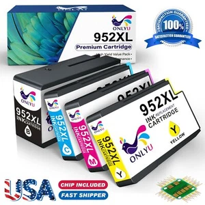 4x 952XL 952 XL Ink Cartridge for HP Officejet Pro 7740 8720 8710 8715 8720 8735 - Foto 1 di 6