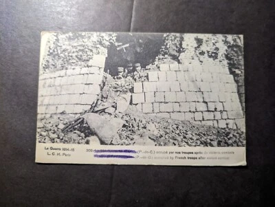 1916 Censored England WWI Postcard Cover FPO to Douglas Isle of Man IOM - Image 1 of 2