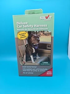 Solvit Extra Large Dog Car Safety Harness Seat Belt Fleece Lined - Picture 1 of 4