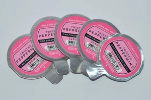 5 BATH & BODY WORKS TWISTED PEPPERMINT SCENTPORTABLE FRAGRANCE REFILL DISC CAR - Picture 1 of 4