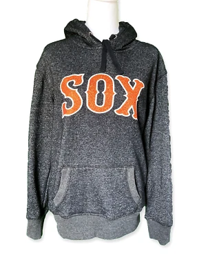 J AMERICA | Sudadera con Capucha SOX Azul Marino Brillo Terry Francés Mezcla de Algodón | Talla S Foto 1 de 4