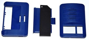 Gehäuse komplett Swissphone Quattro / Hurricane blau - Bild 1 von 3