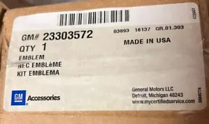 GM # 23303572 EMBLEM MADE IN USA - Foto 1 di 1