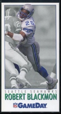 1992 Fleer GameDay Tall Boy Football Robert Blackmon #90 Seattle Seahawks - Image 1 of 2