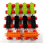 Lego Duplo Train Bases (10) Various Colors Lime/black/orange