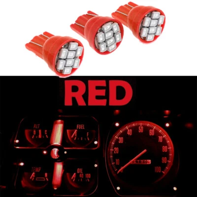 Kit de bombillas LED rojas para tablero de instrumentos de grupo de calibre para camioneta Dodge 72-80 Ram D100 - D350 Foto 1 de 4
