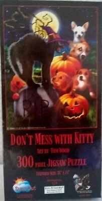 Rompecabezas de 300 piezas Suns Out Don't Mess With Kitty Art de Tom Wood Foto 1 de 2