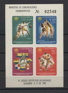 Kolumbien 1961 IV Sportspiele von Bolivar B25 postfrisch MNH N3082 - Bild 1 von 1