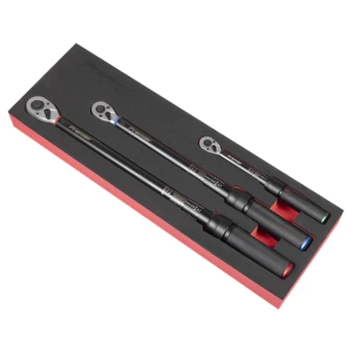 Torque Wrench BLACK Micrometer Style 3 Set 1/4 3/8 1/2 Calibrated Premier Q3BS - Image 1 of 4
