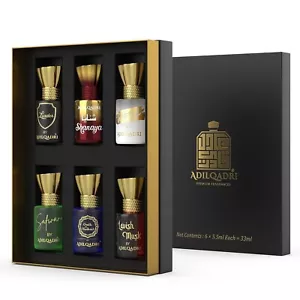 Adil qadri Assorted Luxury Long Lasting Roll-On Gift Set For Unisex 5.5 Ml Each - Picture 1 of 4