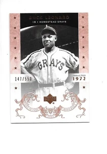 2005 Upper Deck Hall of Fame Buck Leonard Grays #10 Baseball Card - Picture 1 of 2