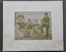 Foto d'epoca aristotipo - Militaria musica musicisti fanteria 1890