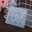 3D Lovely Heart Shape Silicone Mold DIY Cake Baking Decoration Chocolate Mol _cu