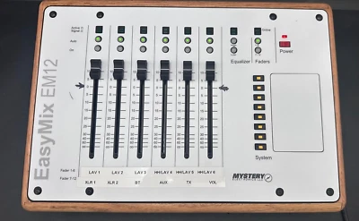 Mystery Electronics EasyMix EM12 Desktop DSP Control Surface W/ Ethernet Cable - image 1 of 4