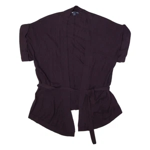 GAP Gürtel Damen Strickjacke Lila Eng Strick Kurzarm S - Bild 1 von 6