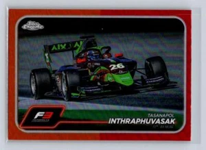 2024 Topps Chrome F1 #139 Tasanapol Inthraphuvasak -Orange/Red Refractor - Picture 1 of 2