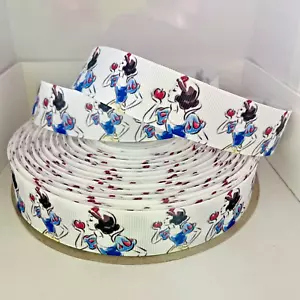 YARD DISNEY SNOW WHITE PRINCESS GIRL GROSGRAIN RIBBON CHARACTER CRAFT CAKE BOW - Picture 1 of 1