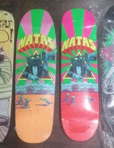 101 Natas Panther Skateboard Deck Heat Transfer Holographic Foil CHOOSE 1 Shape - Picture 1 of 8