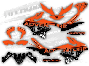 Graphics Kit fits KTM 790 ADVENTURE 2019 2020 2021 2022 Premium Decals Stickers - Picture 1 of 1
