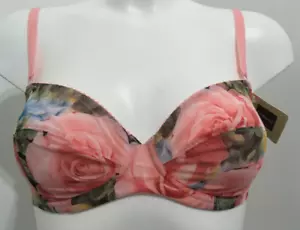 Rosa Rose BH mit Bügel Balconett ohne Polsterung ungepolstert Damen Ladies stützend - Bild 1 von 9
