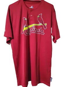 St Louis Cardinals Majestic 2 Button Cool ORWALL 4 Replica Jersey - Size Large - Bild 1 von 8