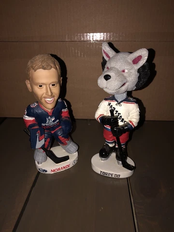 Hartford Wolfpack Bobblehead Lot Torpedo And LaBarbera Cover