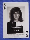 Sue Ellen Linda Grey Dallas Behind Bars Single swap trade Playing Card 3 Spades