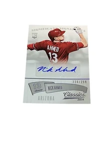 NICK AHMED 2014 PANINI CLASSICS SIGNIFICANT SIGNATURES - Picture 1 of 2