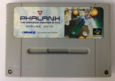 Super Famicom Phalanx: The Enforce Fighter A-144 Japan Cartridge Only 6654 SP - Image 1 of 4