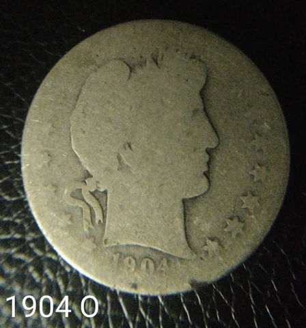1904 O Silver Barber Half Dollar Cover