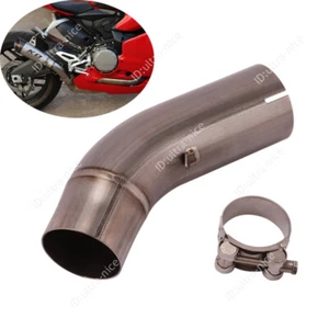 For Ducati 959 Panigale Motorcycle Exhaust Pipe Slip On 61mm Mufflers Titanium - Foto 1 di 8