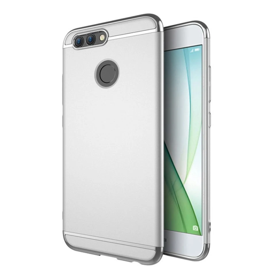Huawei Nova 2 Plus Custodia Cover per Cellulare Protettiva Astuccio Argento - Immagine 1 di 4