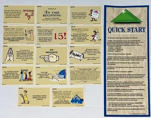 BibleOpoly Juego de Mesa Juego Bíblico de Diversión y Fe Monopoly Abyss Tarjetas  - Imagen 1 de 6