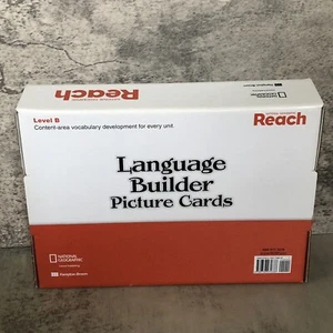 Reach B : Language Builder Picture Cards Paperback by National Geographic Sealed - Picture 1 of 4
