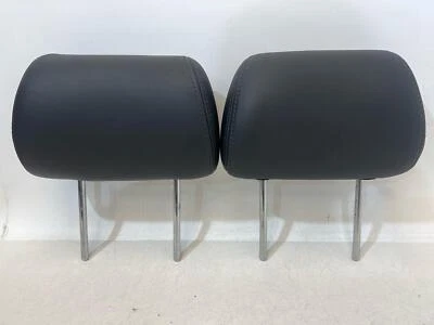 Fits 2004 2005 KIA AMANTI Rear LH & RH Headrest Black Leather Set of 2 OEM - Image 1 of 4