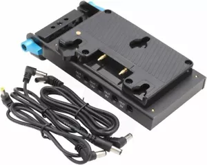 Gold Mount Batterieplatte 7 Wege D-Tap DC USB Ausgang Stange Klemme Adapter für Anton - Bild 1 von 14